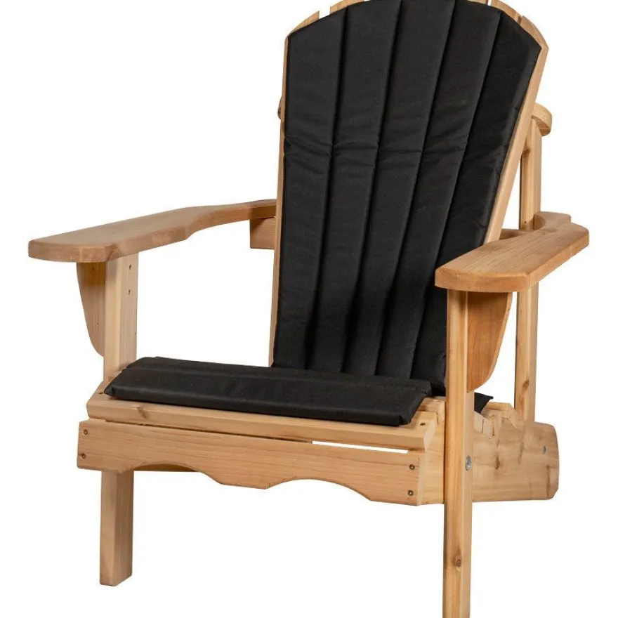 Istuinpehmuste Canadian Outdoor Adirondack, musta