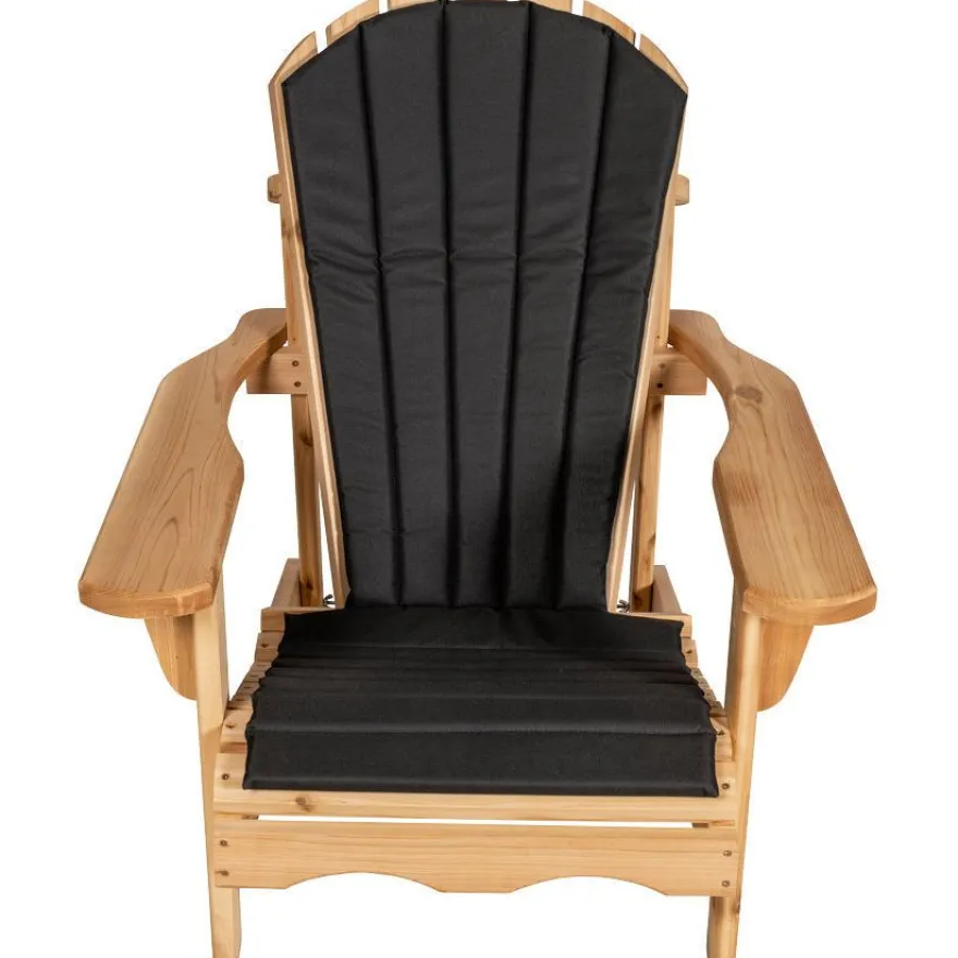 Istuinpehmuste Canadian Outdoor Adirondack, musta