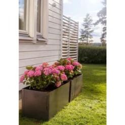 Istutuslaatikko Jabo Odla, Corten-teräs 800x400x400x2.5mm
