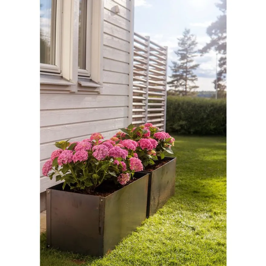 Istutuslaatikko Jabo Odla, Corten-teräs 800x400x400x2.5mm