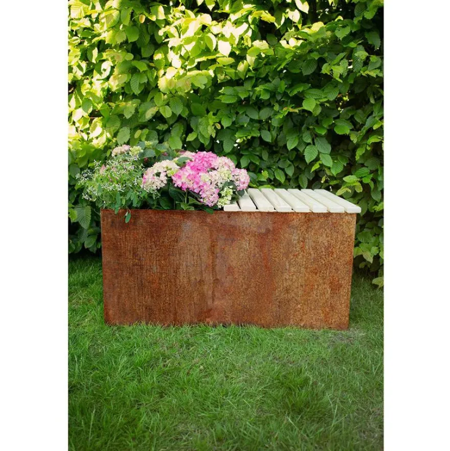 Istutuslaatikko Jabo Odla, Corten-teräs 800x400x400x2.5mm
