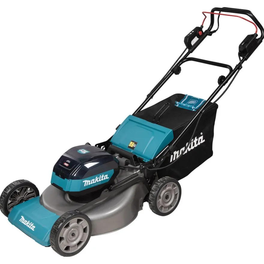 Itsevetävä akkuruohonleikkuri Makita XGT LM002GT202, 40V, 2x5.0Ah akuilla