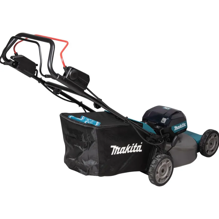 Itsevetävä akkuruohonleikkuri Makita XGT LM002GT202, 40V, 2x5.0Ah akuilla