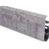 Jalkalista Maler PVC, 22x75x2500mm, harmaa tammi