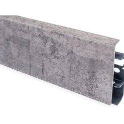 Jalkalista Maler PVC, 22x75x2500mm, harmaa tammi
