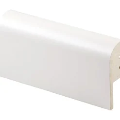 Jalkalista Maler R10 Pyörre, 22x70x2750mm, MDF, valkoinen