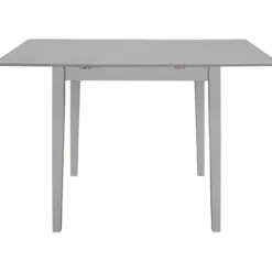 Jatkettava ruokapöytä harmaa (80-120)x80x74 cm mdf