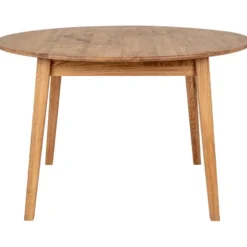 Jatkettava ruokapöytä House Nordic Metz, ø118x118-158cm, ruskea