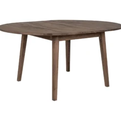 Jatkettava ruokapöytä House Nordic Metz, ø118x118-158cm, ruskea