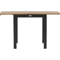 Jatkettava ruokapöytä Venture Home Diego, 70/130x70cm, ruskea/musta