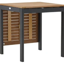 Jatkettava ruokapöytä Venture Home Diego, 70/130x70cm, ruskea/musta