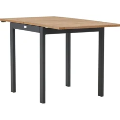 Jatkettava ruokapöytä Venture Home Diego, 70/130x70cm, ruskea/musta