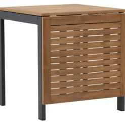 Jatkettava ruokapöytä Venture Home Diego, 70/130x70cm, ruskea/musta