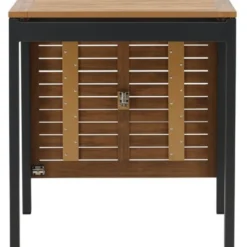 Jatkettava ruokapöytä Venture Home Diego, 70/130x70cm, ruskea/musta