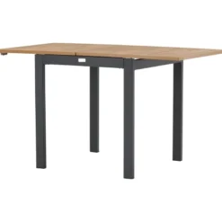 Jatkettava ruokapöytä Venture Home Diego, 70/130x70cm, ruskea/musta