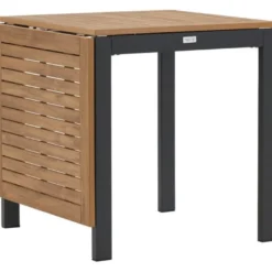 Jatkettava ruokapöytä Venture Home Diego, 70/130x70cm, ruskea/musta