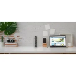 Jatkojohto Gelia Pop up 2+2, 2m, 2-osainen + 1xUSB-A + 1xUSB-C, musta/harmaa