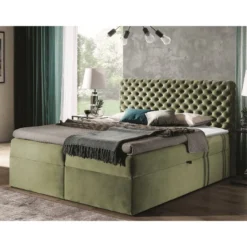 Jenkkisänky CHESTERFIELD + sijauspatja, eri kokoja ja värejä