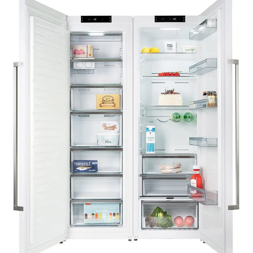 Jääkaappi ja pakastin Cylinda K4485NHE - F4485NVE, 119cm, 390/280 l
