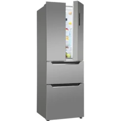 Jääkaappipakastin Bomann KG7361IX, French Door, 69cm, 191/129 l, teräs