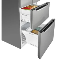 Jääkaappipakastin Bomann KG7361IX, French Door, 69cm, 191/129 l, teräs