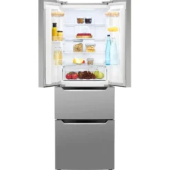 Jääkaappipakastin Bomann KG7361IX, French Door, 69cm, 191/129 l, teräs