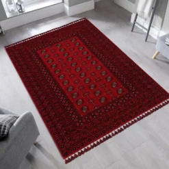 Joulumatto Linento Leyla, 160x230cm, punainen