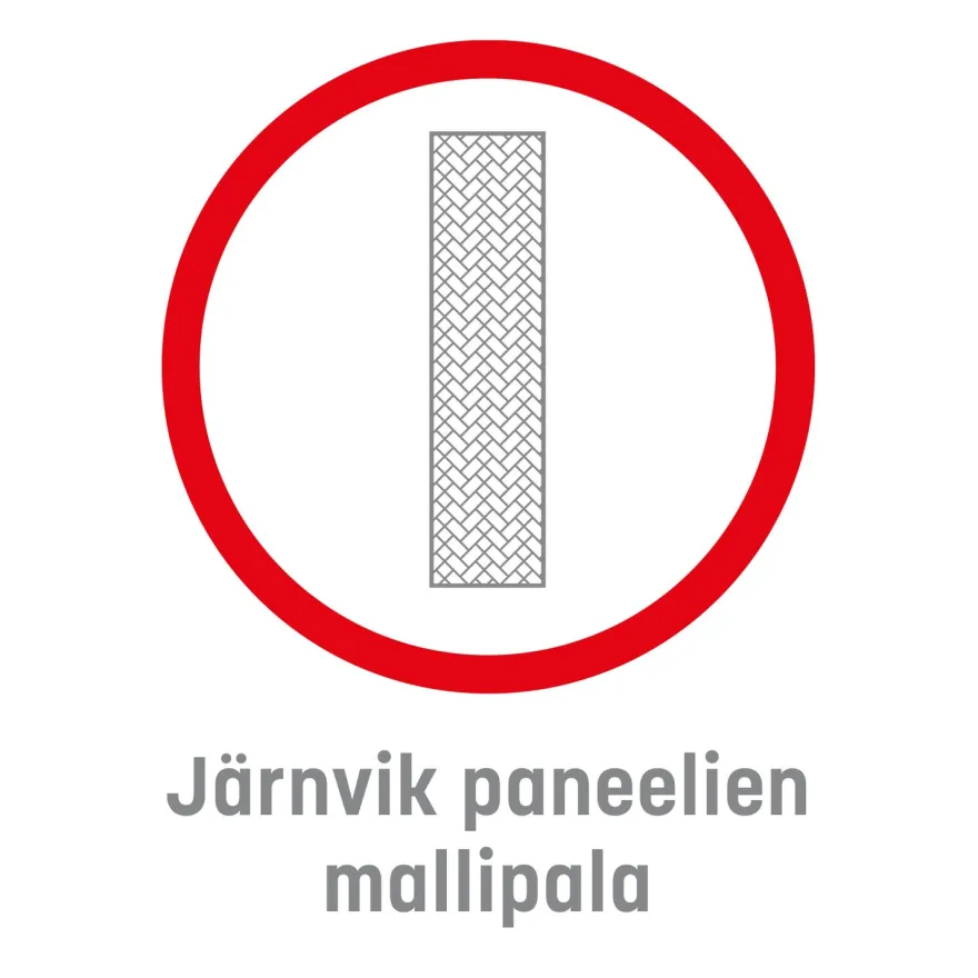 Järnvik Decoration -paneelin mallipala