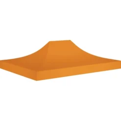 Juhlateltan katto 4x3 m oranssi 270 g/m²