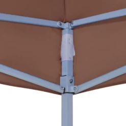 Juhlateltan katto 4x3 m ruskea 270 g/m²