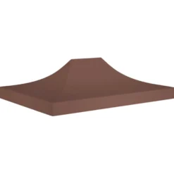Juhlateltan katto 4x3 m ruskea 270 g/m²