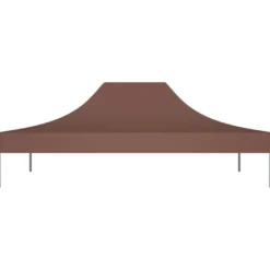Juhlateltan katto 4x3 m ruskea 270 g/m²