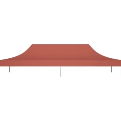 Juhlateltan katto 6x3 m terrakotta 270 g/m²