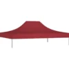 Juhlateltan katto 4x3 m viininpunainen 270 g/m²
