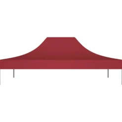 Juhlateltan katto 4x3 m viininpunainen 270 g/m²