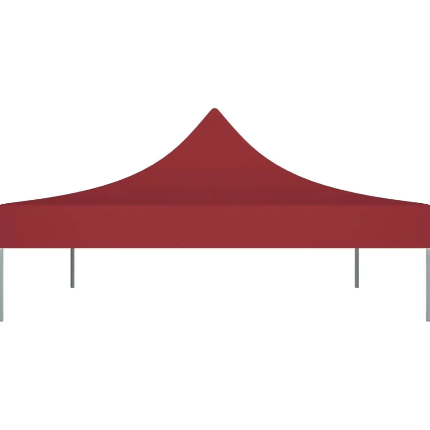 Juhlateltan katto 4x3 m viininpunainen 270 g/m²