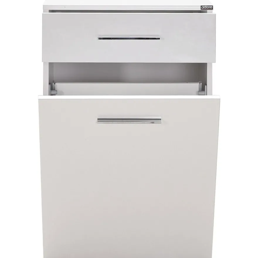 Kaappi Linento Furniture ADR-611-PP-1, 52x83cm, valkoinen