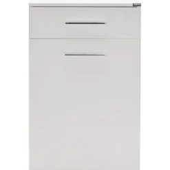 Kaappi Linento Furniture ADR-611-PP-1, 52x83cm, valkoinen