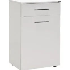 Kaappi Linento Furniture ADR-611-PP-1, 52x83cm, valkoinen