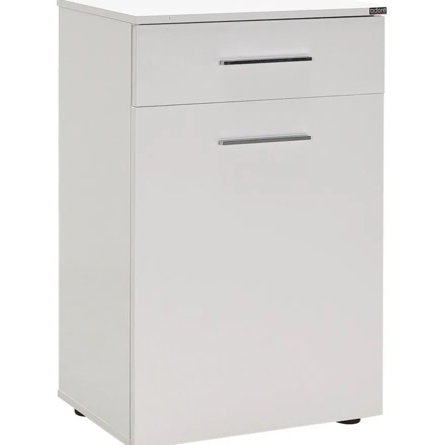 Kaappi Linento Furniture ADR-611-PP-1, 52x83cm, valkoinen
