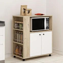 Kaappi Linento Furniture Clara tammi/valkoinen