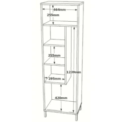 Kaappi Linento Furniture DY1, eri värejä