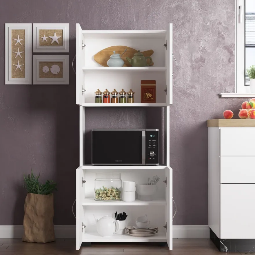 Kaappi Linento Furniture FRN-12042, valkoinen