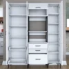 Kaappi Linento Furniture JE144, valkoinen