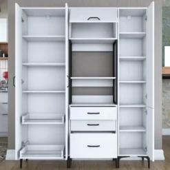 Kaappi Linento Furniture JE144, valkoinen