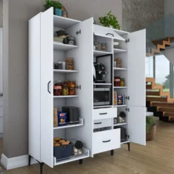 Kaappi Linento Furniture JE144, valkoinen
