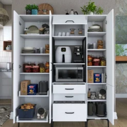 Kaappi Linento Furniture JE144, valkoinen