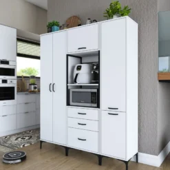 Kaappi Linento Furniture JE144, valkoinen
