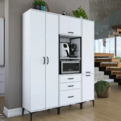Kaappi Linento Furniture JE144, valkoinen