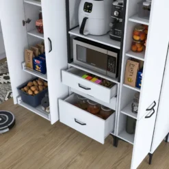Kaappi Linento Furniture JE144, valkoinen
